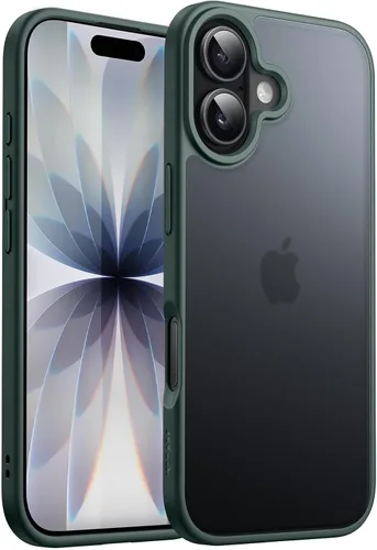 Vista 15 de JETech Funda mate para iPhone 17 de 6.3 pulgadas, protección contra caídas de grado militar, carcasa trasera translúcida esmerilada minimalista