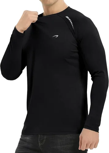 Vista 3 de Men's UPF 50+ Sun Protection Shirts Long Sleeve Dry Fit SPF Outdoor T-Shirts Hiking Running Fishing Swim Athletic Workout