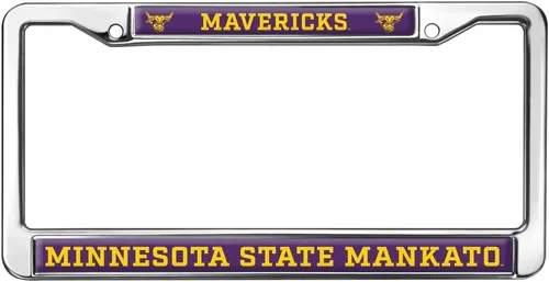 Vista 226 de Texas A&M University - Texarkana Mascot - Marco de metal estándar para placa de matrícula de tamaño completo