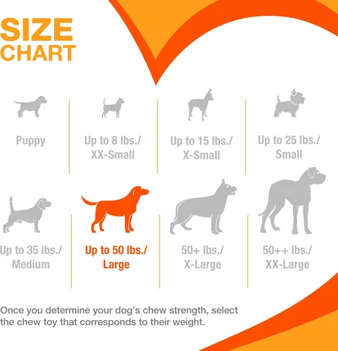 Vista 6 de Juguete mordedor para perros Nylabone, sabor mantequilla de maní., Barbell, L