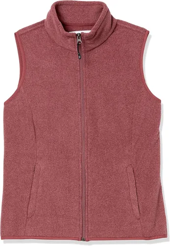 Vista 10 de Tienda Essentials Chaleco de forro de vellón suave, sin mangas, de corte clásico para mujer (disponible en tallas extragrandes)
