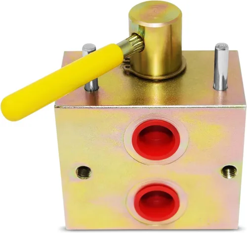 Vista 9 de Summit Hydraulics Multiplicador hidráulico manual, válvula divisor/desviadora SCV con acopladores y accesorios de Ag