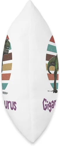 Vista 2 de Giganotosaurus Retro T rex - Cojín prehistórico para el Día del Padre