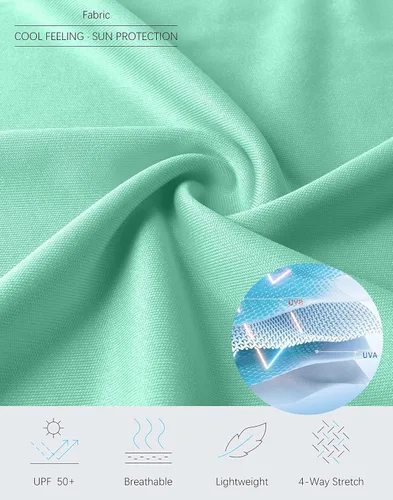 Vista 3 de Camisa polo de manga larga para hombre, ligera, protección solar UPF 50+, camisas geniales para hombres, trabajo, pesca, al aire libre
