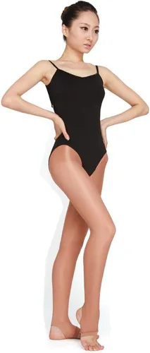Vista 3 de Medias ultra transparentes para mujer, medias de nailon para mujer, estribo, ballet, danza, brillo
