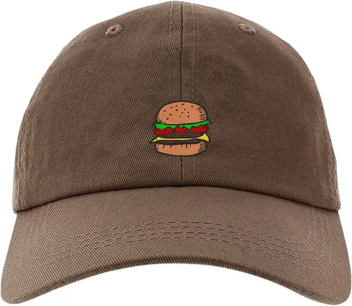 Vista 9 de owndis Gorra de hamburguesa bordada para hombres y mujeres, gorra de béisbol ajustable