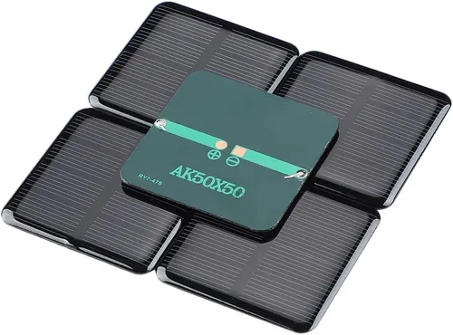 Vista 6 de 10 unids Mini células solares monocristalinas Kit de sistema solar 1.969 in X 50mm/1.96" X 1.96" 2V 160MA para paneles solares de carga DIY