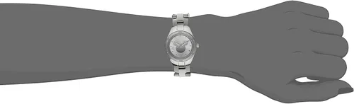Vista 2 de Disney Mickey Mouse Fortaleza - Reloj analógico de cuarzo para adultos, Plateado, Reloj de pulsera Mickey