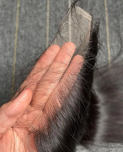 Vista 42 de BEEOS Frontal de Encaje HD de 13 x 4 pulgadas Solamente, cabello humano virgen lacio de color rubio 613, línea de cabello prearrancado de 0.10mm