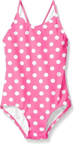Vista 21 de Kanu Surf Bañador deportivo de una pieza Daisy Beach para niñas Aloha Negro