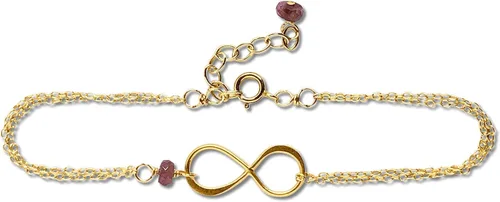 Vista 23 de Pulsera con dije de infinito con piedra natal, joyería hecha a mano, regalo para ella