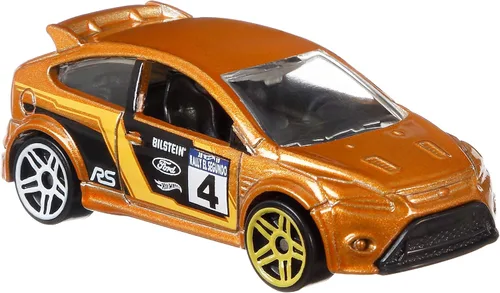 Vista 3 de Hot Wheels 2019 - Walmart Exclusive Edition - Ford Focus RS '09 - Bronce - N.° 5 de 6 en la serie