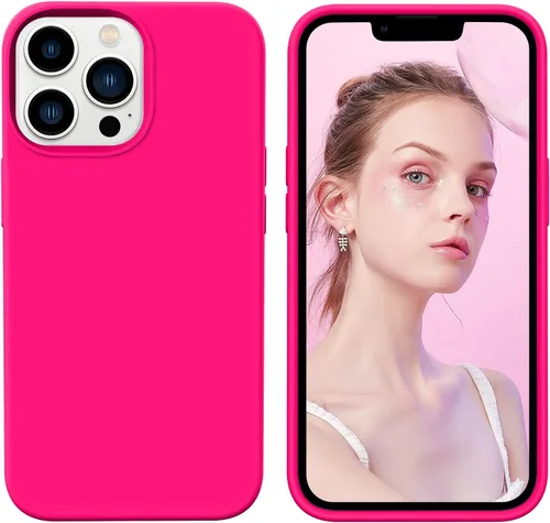 Vista 58 de GUAGUA Funda compatible con iPhone 17 Pro Max de 6.9 pulgadas, silicona líquida, goma de gel suave, delgada, forro de microfibra delgada