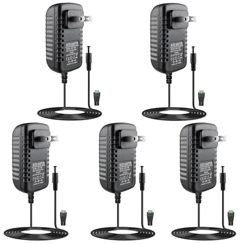 Vista 18 de LightingWill Fuente de alimentación de 12 V 2 A, adaptador de alimentación de 24 W, transformador de CA 100-240V a CC 12V, cargador de enchufe