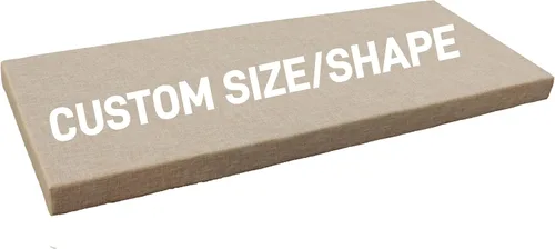 Vista 45 de Cojines de banco personalizados para muebles de interior/exterior, almohadilla de asiento de ventana panorámica con parte inferior antideslizante