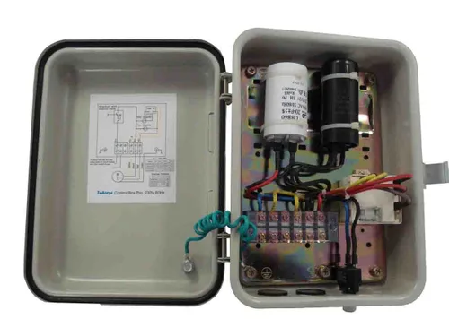 Vista 4 de Tuhorse Bomba de pozo sumergible de 3 "1 HP Juego completo con motor, extremo de bomba y caja de control. Cabezal máximo de 280 pies, nominal 10gpm
