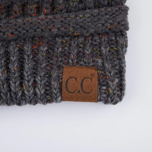 Vista 419 de C.C Trendy Warm Chunky Soft Stretch Cable Knit Beanie