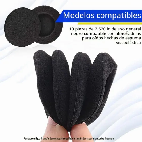 Vista 4 de 10 X auriculares auriculares espuma almohadilla de oído cubierta 2.520 in