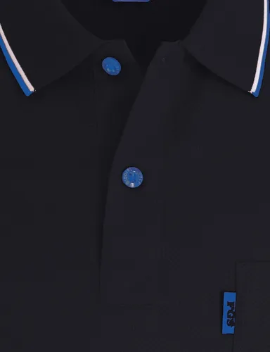 Vista 4 de BCPOLO - Polo para hombre, 1 bolsillo en el pecho, Dri Fit