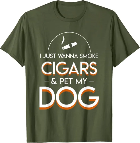 Vista 38 de Solo quiero fumar cigarros y mascotas a los amantes de los perros de mi perro, Negro, S