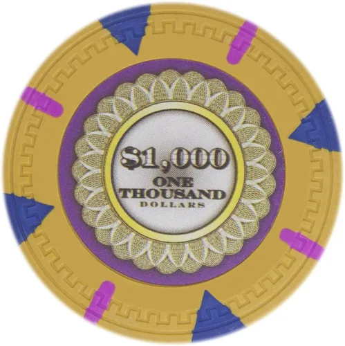 Vista 10 de Claysmith Gaming The Mint Poker Chip - Compuesto de arcilla pesada de 0.48 oz, paquete de 50