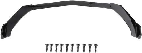 Vista 2 de cciyu 3 unids Universal Front Lip Splitter Parachoques Alerón Ajustable Labio ABS Ajuste para la mayoría de los coches