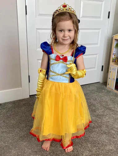 Vista 2 de Vestidos de princesa para niñas, disfraces de Halloween, cosplay, vestido de fiesta de cumpleaños