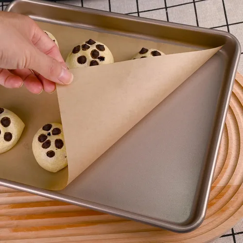Vista 5 de WMKGG Bandeja de 11 Pulgadas para Freidora de Aire y Horno Tostador, Juego de 2 Bandejas Antiadherentes de Acero al Carbono para Hornear Galletas