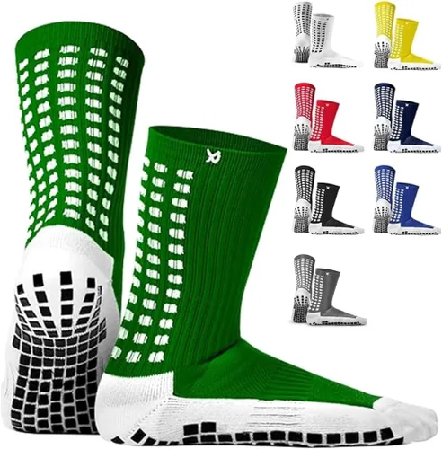 Vista 18 de LUX Sports Calcetines de Doble Agarre - Calcetines de Agarre para Fútbol para Hombres y Mujeres. Rendimiento y Comodidad GripArray