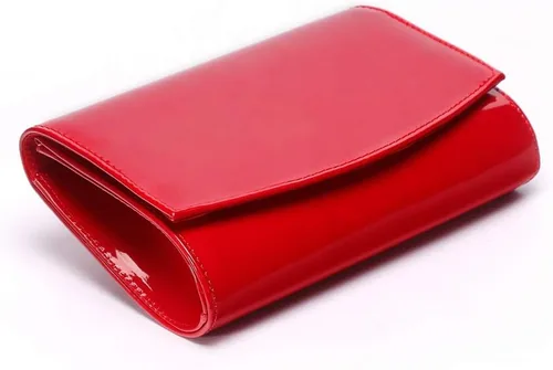 Vista 5 de WALLYN'S Carteras de charol para mujer, bolsos de mano de moda, bolso de noche, color sólido