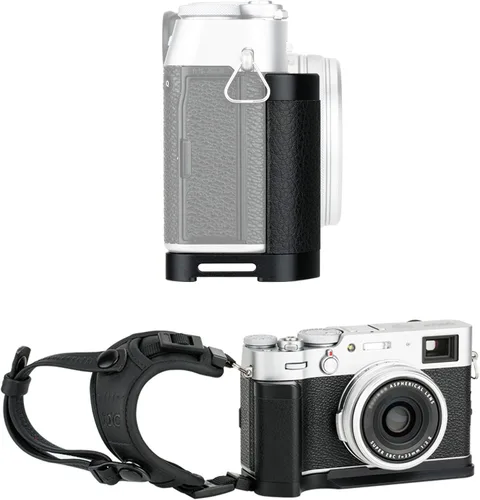 Vista 7 de JJC HG-X100V Fuji X100V Empuñadura de mano, Fuji X100V Grip, Arca Swiss Tipo Quick Release QR, antideslizante Metal Holder Hand Grip, aluminio Aloy