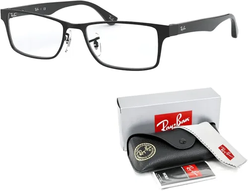 Vista 3 de Ray-Ban RX6238 - Lentes rectangulares para hombres y mujeres + paquete con kit de lentes de cortesía de diseñador iWear
