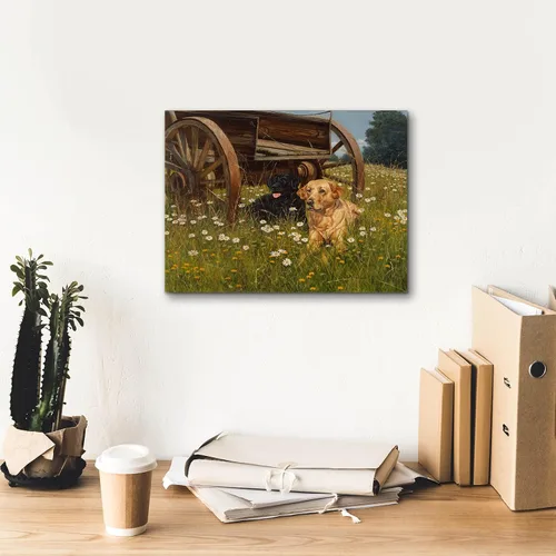 Vista 7 de Epic Graffiti 'Rest Awhile' de Bill Makinson, arte de pared en lienzo, 16 x 12 pulgadas