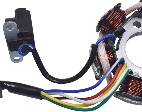 Vista 5 de Estator de volante Magneto de 6 bobinas y 5 alambres para 50cc 90cc 110cc 125cc PIT Quad Dirt Bike ATV Buggy