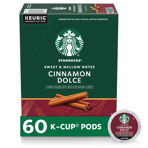 Vista 26 de Cápsulas de café K-Cup de Starbucks, café con sabor caliente o helado, caramelo, 10 cápsulas Keurig Cápsulas K-Cup 100% Arabica para cafeteras
