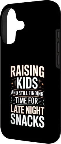 Vista 2 de Raising Kids and Still Finding Time for Late Night Snacks Case for iPhone 17
