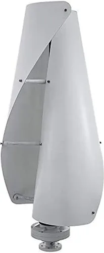 Vista 3 de Generador de turbina de energía eólica en espiral, 8000 W, turbina eólica de 12 V/24 V, espiral de eje vertical, generador de turbina eólica, molino