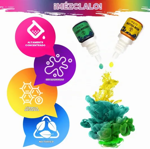 Vista 4 de Tinte líquido para velas de soja para hacer velas de soja, juego