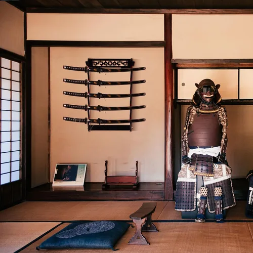Vista 5 de Barydat Soporte de pared Katana para espada, soporte de pared Katana Samurai, estante de exhibición, regalos para la colección japonesa
