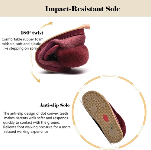 Vista 7 de RsFiL Men's Diabetic Shoes Wide Width Shoes,Winter Warm Diabetic Shoes for Men Women Extra Wide Width Thermal Shoes for Edema and Swollen Feet