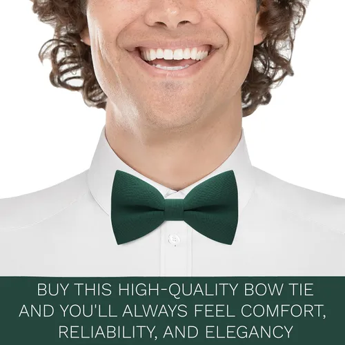 Vista 5 de Bow Tie House TM, pajaritas para hombre de cualquier edad preatadas para hombre con clip en diseño para adultos