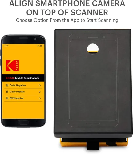Vista 4 de Kodak - Escáner portátil de película, divertido, permite escanear y jugar con películas antiguas de 35 mm y diapositivas, utiliza la cámara
