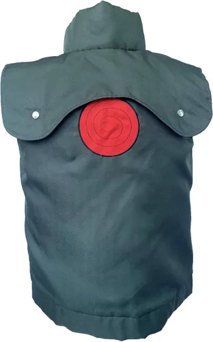 Vista 2 de Xfang Chaleco de algodón de alta densidad para hombre, forro polar verde con licencia oficial de star wars silent one crew.
