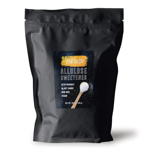 Vista 12 de Smart for Life Edulcorante de alulosa – Edulcorante keto cero carbohidratos netos, bajo en calorías, sustituto natural del azúcar cetogénico