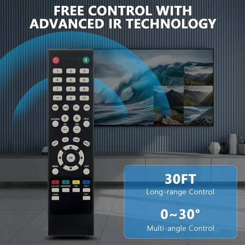 Vista 3 de Nuevo control remoto apto para Seiki TV versión 1