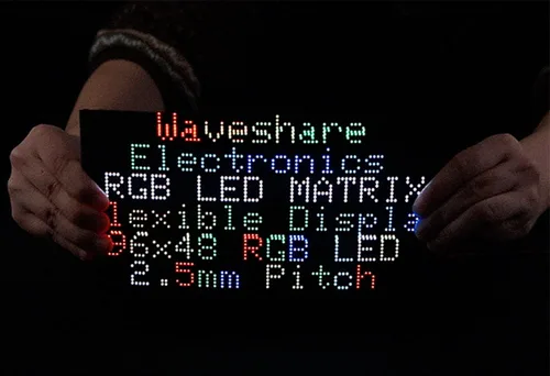 Vista 10 de 64x32 Panel de Matriz LED de Color Completo 2048 RGB de 2.5mm de Paso P2.5, Pantalla de Texto/Imagen Colorida/Animación de Brillo Ajustable Diseño