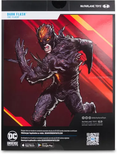 Vista 7 de McFarlane Toys - DC Multiverse Dark Flash (The Flash Movie) Estatua de 12 pulgadas