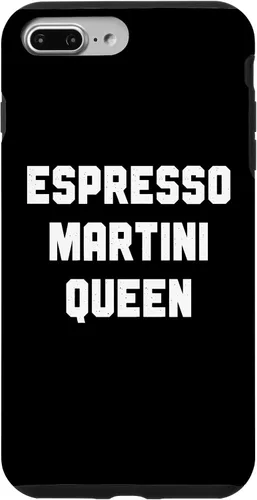 Vista 12 de Funda para iPhone 12 mini Espresso Martini Queen, Espresso Martini con cita divertida