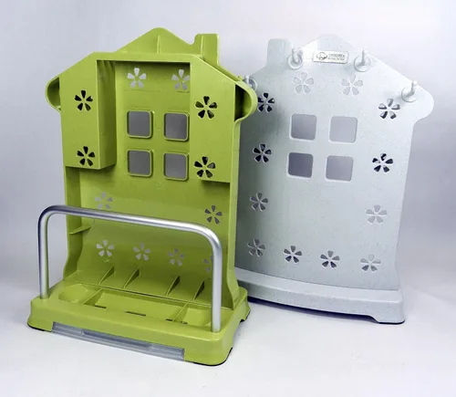Vista 3 de Uniware Organizador de cubiertos de aluminio y ABS de alta calidad (blanco hueso)