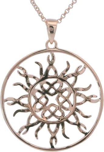 Vista 3 de Amazon Essentials . Collar con colgante celta de plata de ley 925 para mujer, cadena Rolo de 18 pulgadas, joyería hipoalergénica para mujer